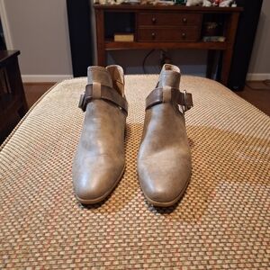 Wonderly Stylish Gray Dress Ankle Boots Booties